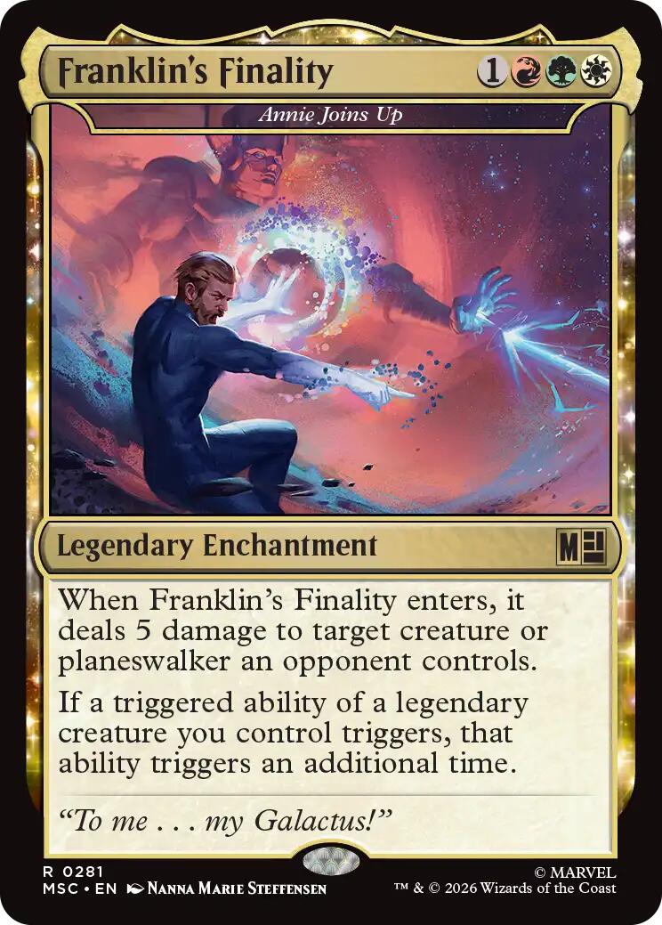 Franklin's Finality - Annie Joins Up [Marvel Super Heroes Commander] | Boutique FDB TCG