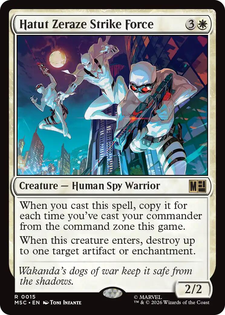 Hatut Zeraze Strike Force (Surge Foil) [Marvel Super Heroes Commander] | Boutique FDB TCG