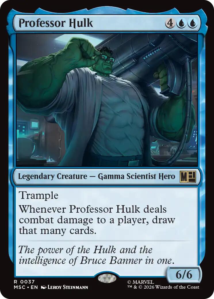 Professor Hulk (Surge Foil) [Marvel Super Heroes Commander] | Boutique FDB TCG