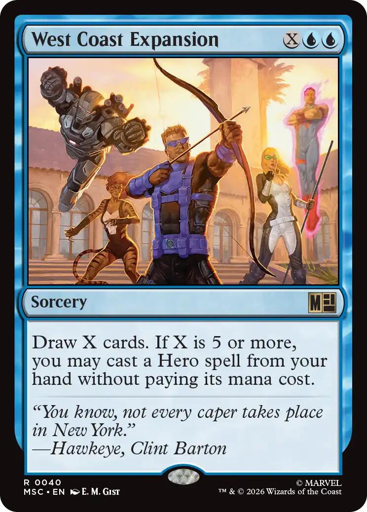 West Coast Expansion (Surge Foil) [Marvel Super Heroes Commander] | Boutique FDB TCG
