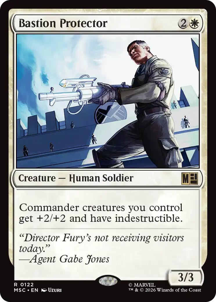 Bastion Protector (Surge Foil) [Marvel Super Heroes Commander] | Boutique FDB TCG