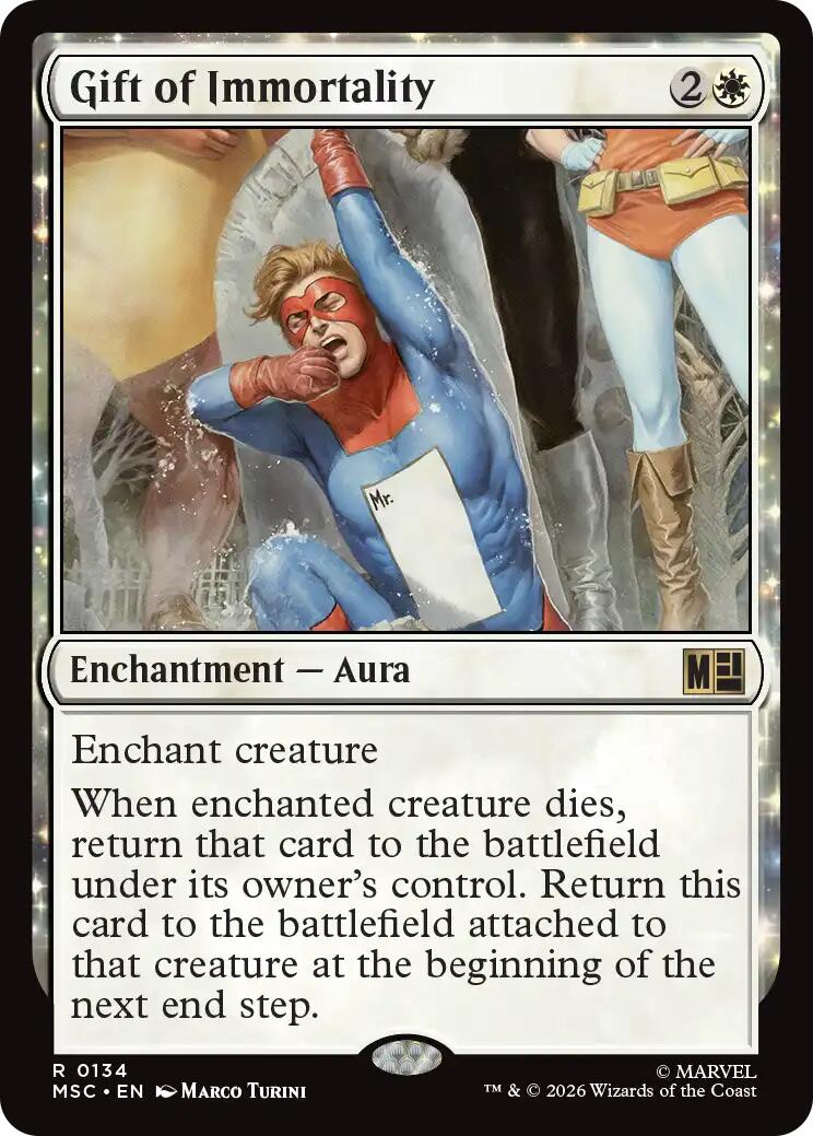 Gift of Immortality (Surge Foil) [Marvel Super Heroes Commander] | Boutique FDB TCG