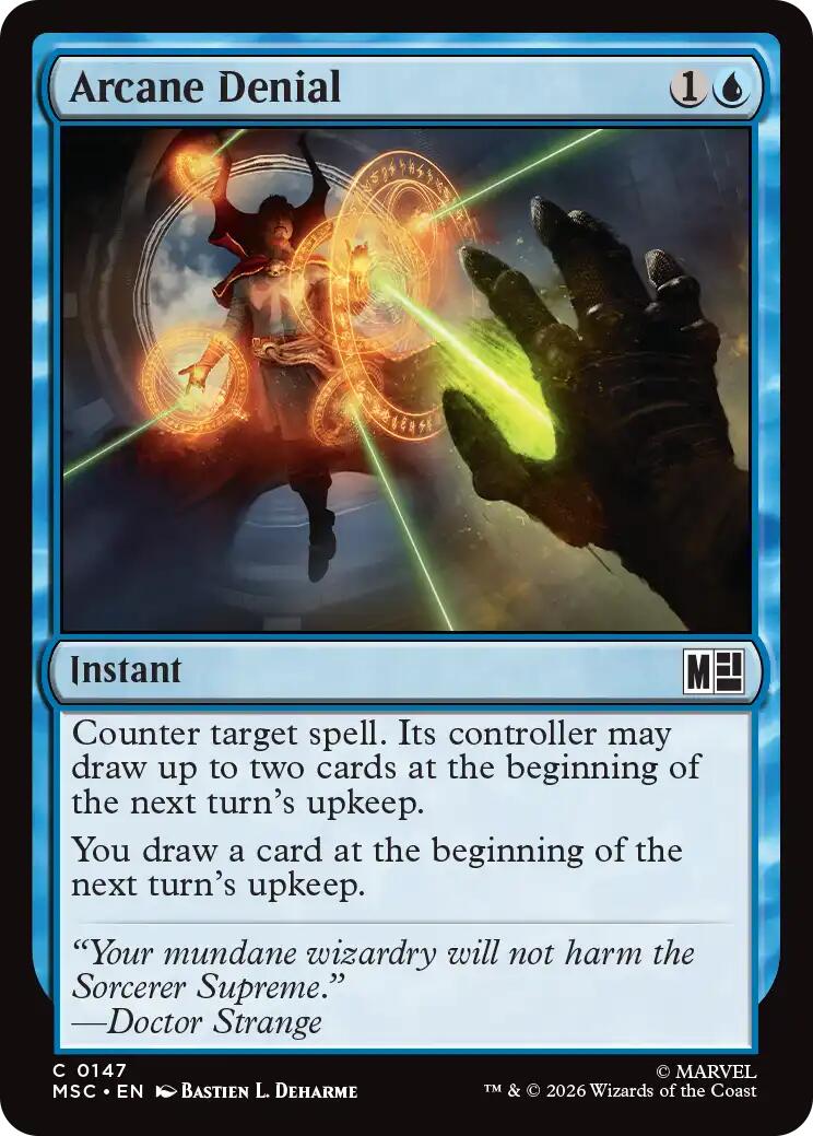 Arcane Denial (Surge Foil) [Marvel Super Heroes Commander] | Boutique FDB TCG