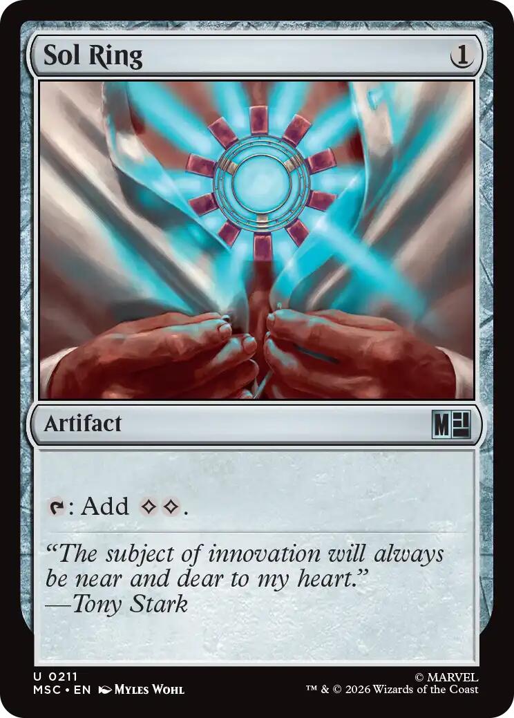 Sol Ring (0211) (Surge Foil) [Marvel Super Heroes Commander] | Boutique FDB TCG