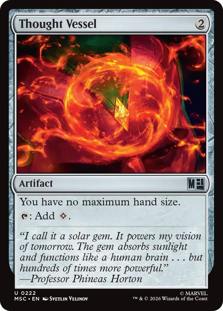 Thought Vessel (Surge Foil) [Marvel Super Heroes Commander] | Boutique FDB TCG