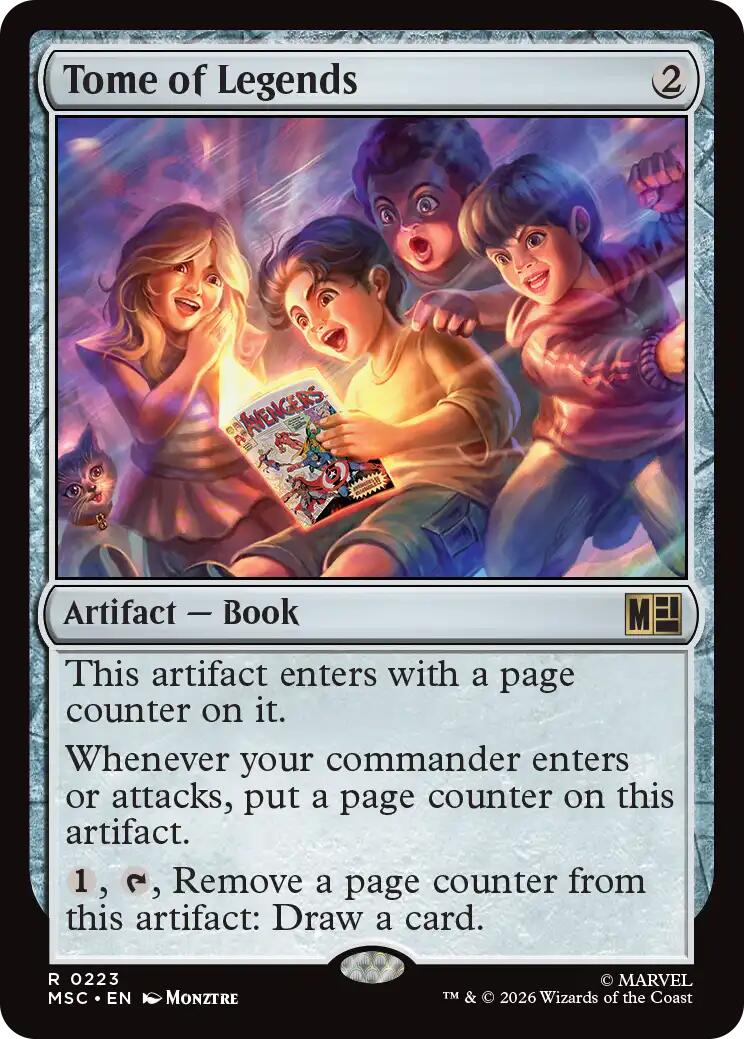 Tome of Legends (Surge Foil) [Marvel Super Heroes Commander] | Boutique FDB TCG