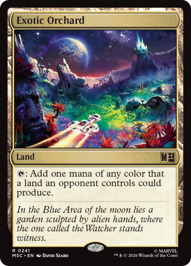 Exotic Orchard (Surge Foil) [Marvel Super Heroes Commander] | Boutique FDB TCG
