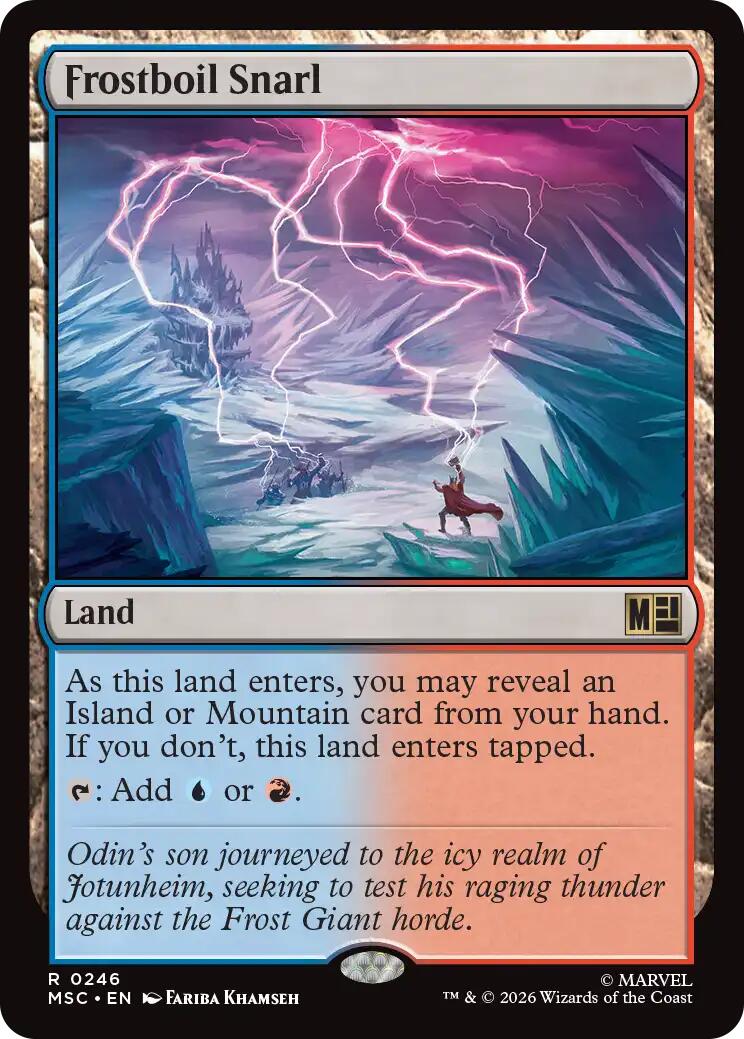 Frostboil Snarl (Surge Foil) [Marvel Super Heroes Commander] | Boutique FDB TCG