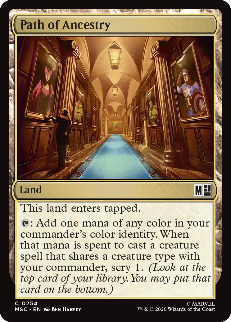 Path of Ancestry (Surge Foil) [Marvel Super Heroes Commander] | Boutique FDB TCG