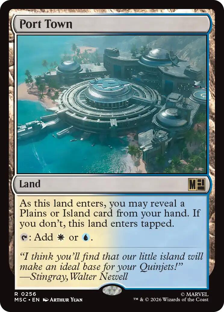 Port Town (Surge Foil) [Marvel Super Heroes Commander] | Boutique FDB TCG