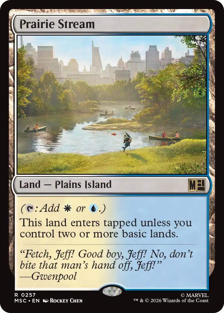 Prairie Stream (Surge Foil) [Marvel Super Heroes Commander] | Boutique FDB TCG