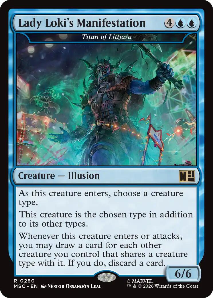 Lady Loki's Manifestation - Titan of Littjara (Surge Foil) [Marvel Super Heroes Commander] | Boutique FDB TCG