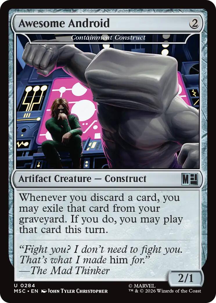 Awesome Android - Containment Construct (Surge Foil) [Marvel Super Heroes Commander] | Boutique FDB TCG