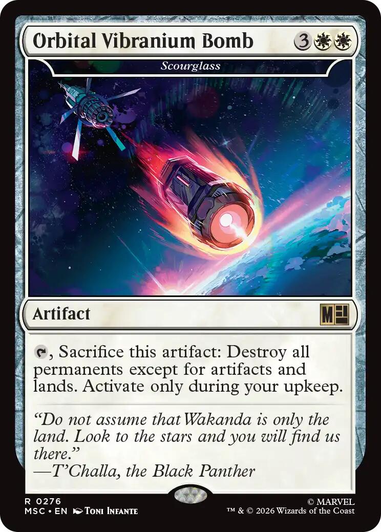Orbital Vibranium Bomb - Scourglass [Marvel Super Heroes Commander] | Boutique FDB TCG