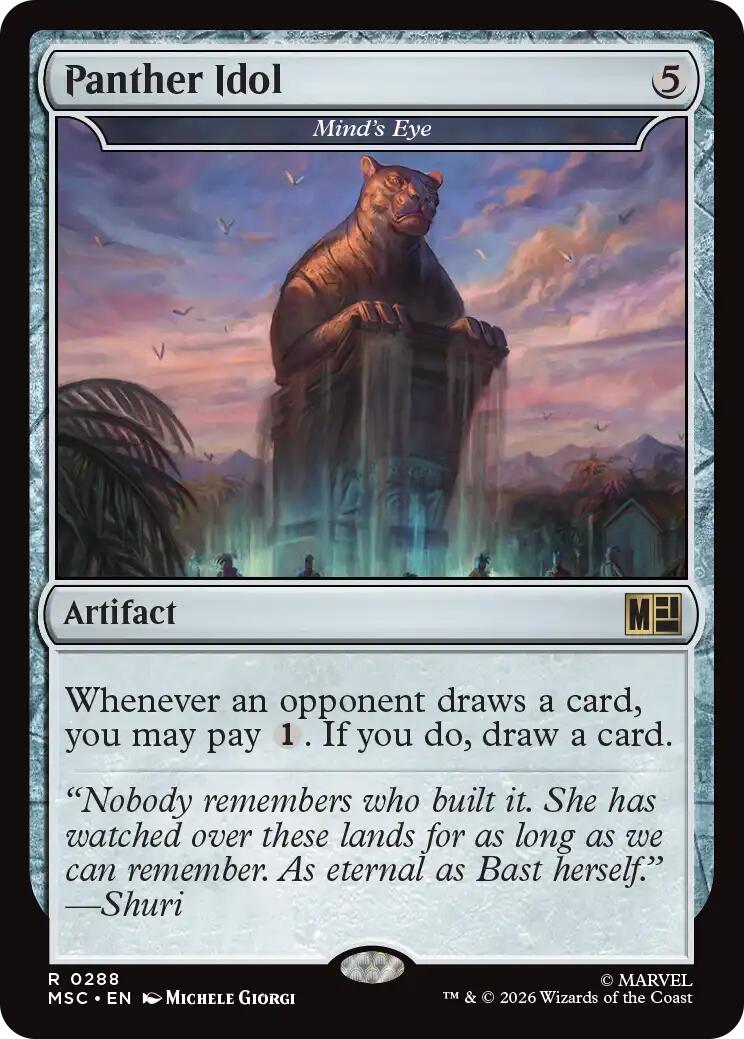 Panther Idol - Mind's Eye [Marvel Super Heroes Commander] | Boutique FDB TCG