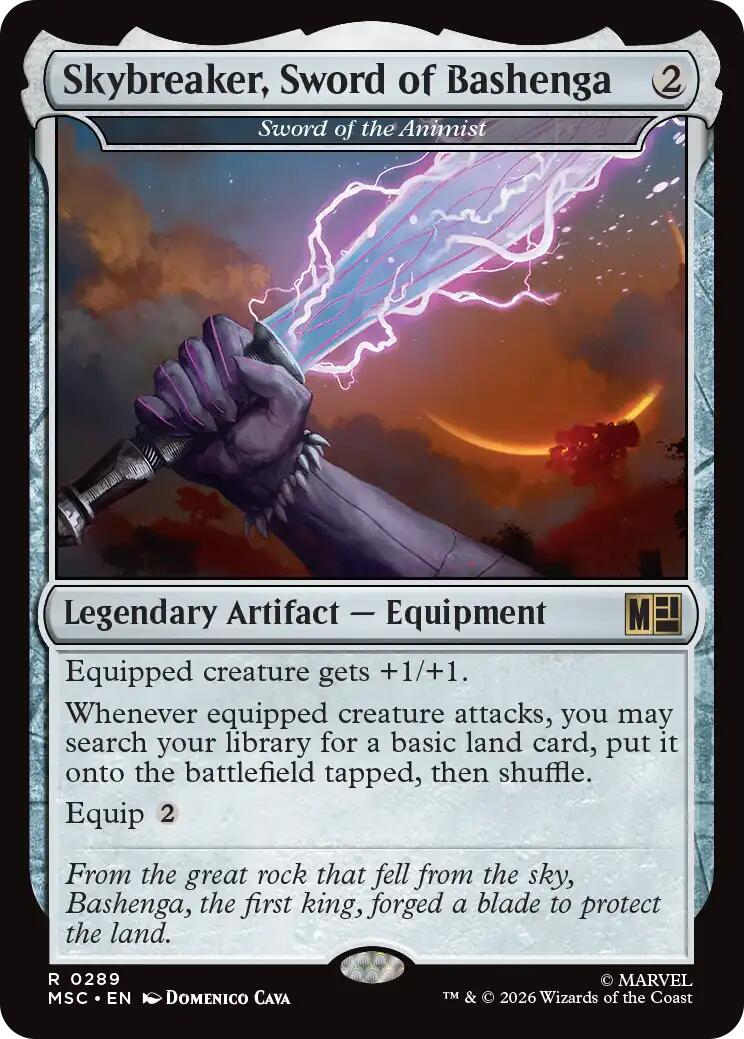 Skybreaker, Sword of Bashenga - Sword of the Animist [Marvel Super Heroes Commander] | Boutique FDB TCG