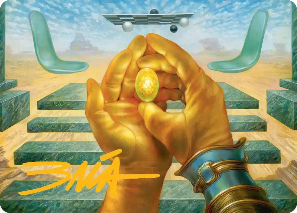 The Mind Stone Art Card (Gold-Stamped Signature) [Marvel Super Heroes Art Series] | Boutique FDB TCG