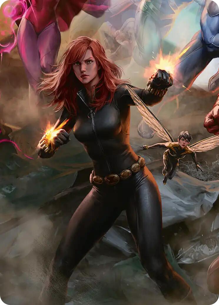 Black Widow, Intel Expert Art Card [Marvel Super Heroes Art Series] | Boutique FDB TCG