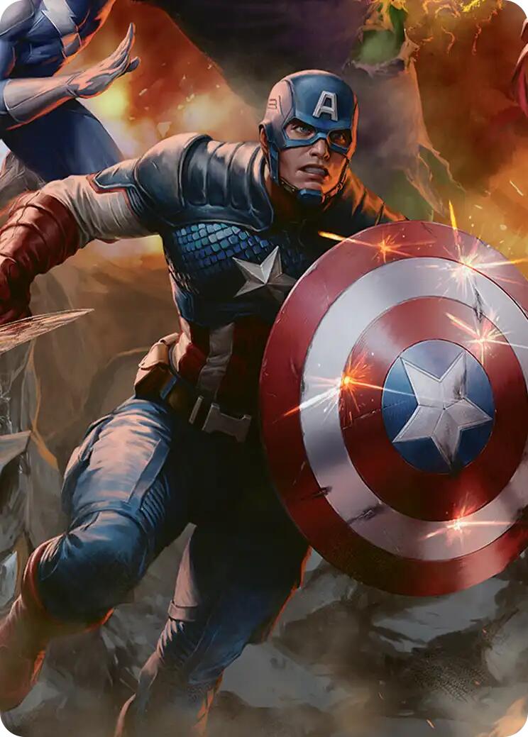 Captain America, Unbowed Art Card [Marvel Super Heroes Art Series] | Boutique FDB TCG