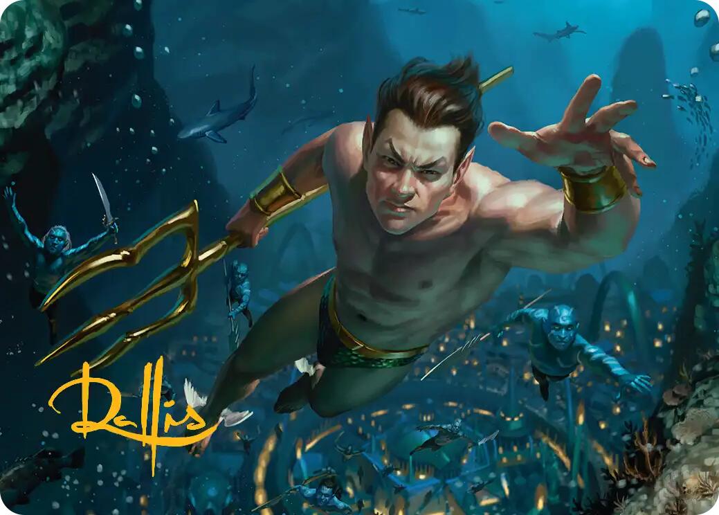 Namor the Sub-Mariner Art Card (Gold-Stamped Signature) [Marvel Super Heroes Art Series] | Boutique FDB TCG
