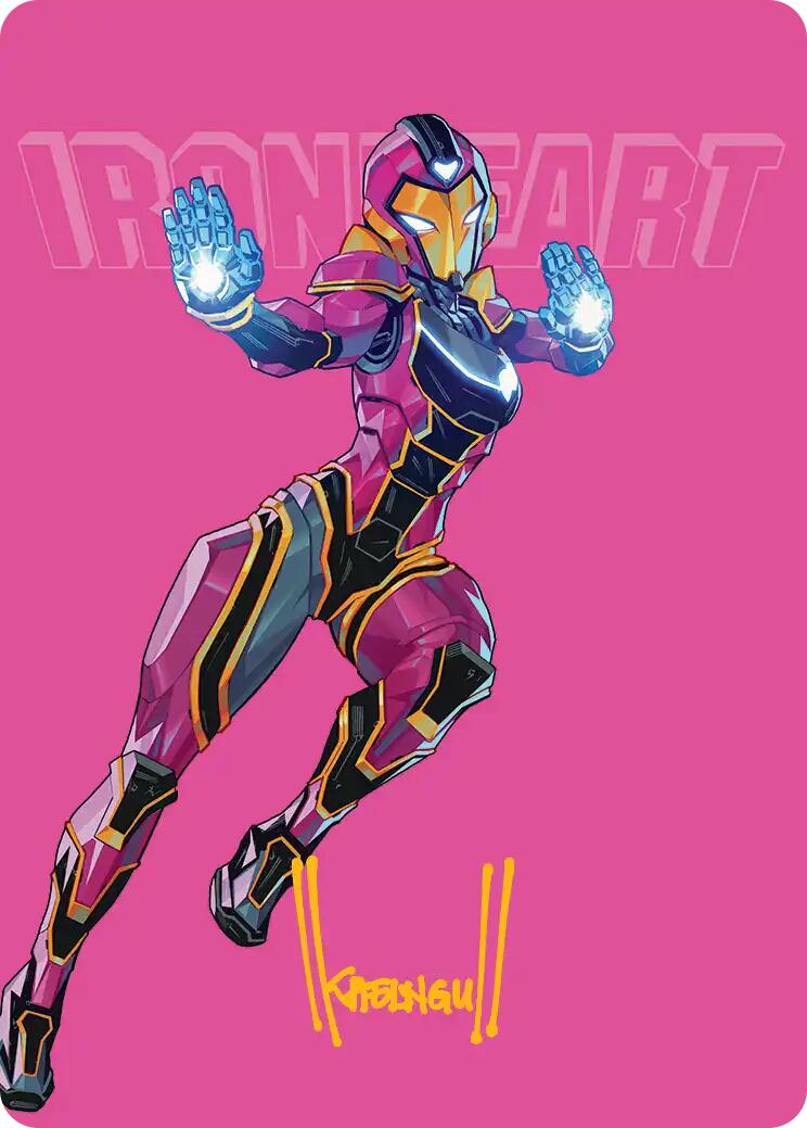 Ironheart, Clever Champion Art Card (Gold-Stamped Signature) [Marvel Super Heroes Art Series] | Boutique FDB TCG