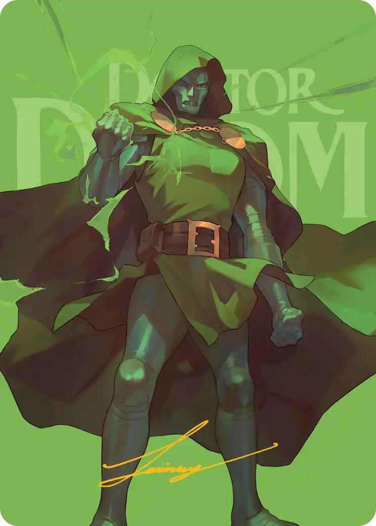 Doctor Doom Art Card (Gold-Stamped Signature) [Marvel Super Heroes Art Series] | Boutique FDB TCG