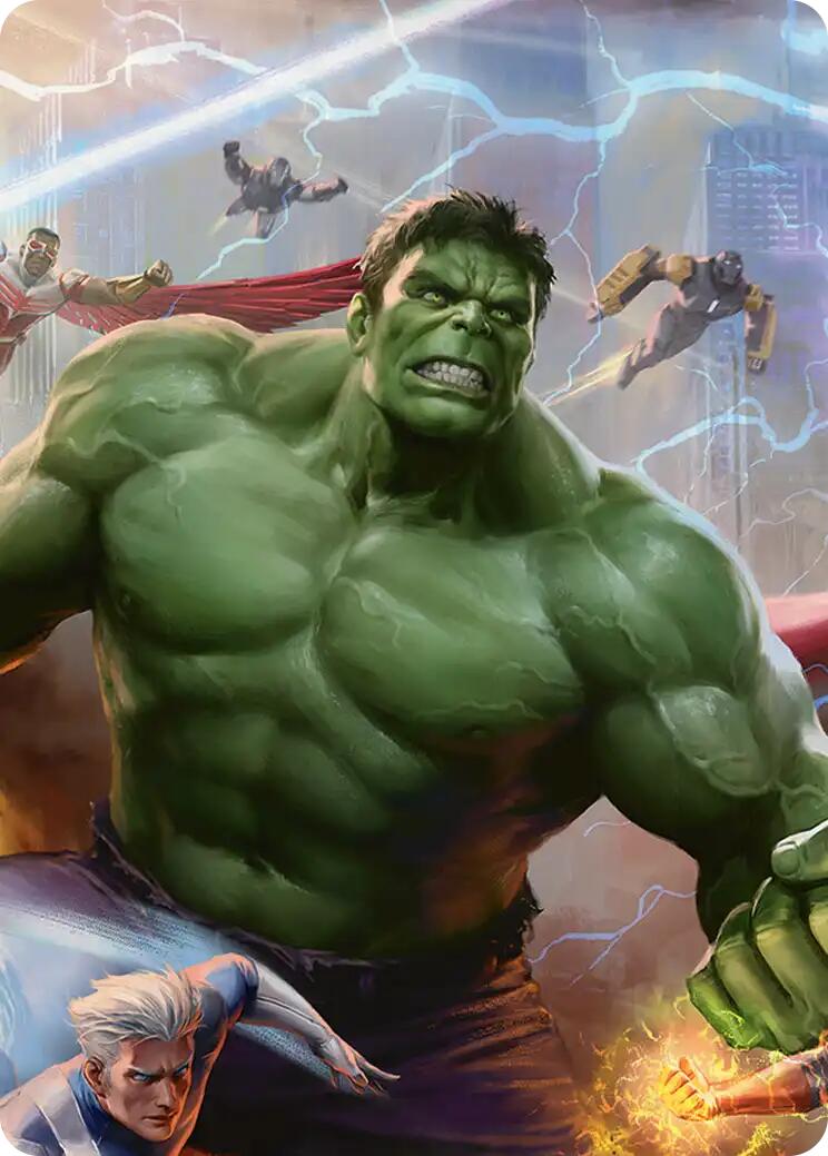 Hulk, Always Angry Art Card [Marvel Super Heroes Art Series] | Boutique FDB TCG