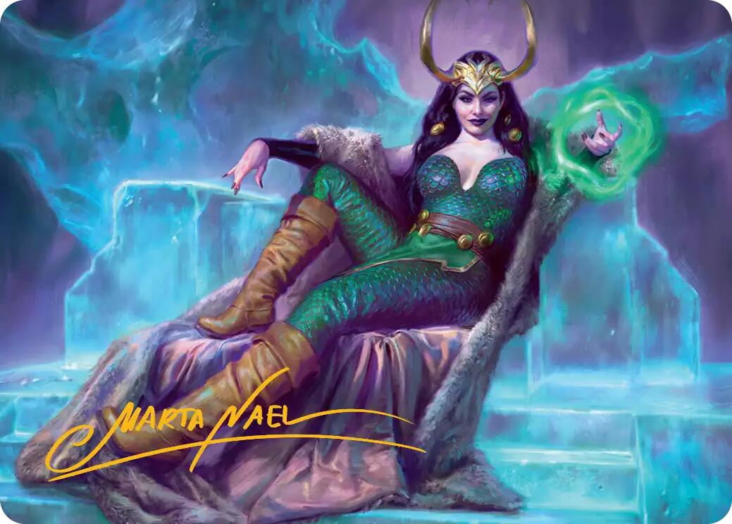 Lady Loki, Agent of Chaos Art Card (Gold-Stamped Signature) [Marvel Super Heroes Art Series] | Boutique FDB TCG