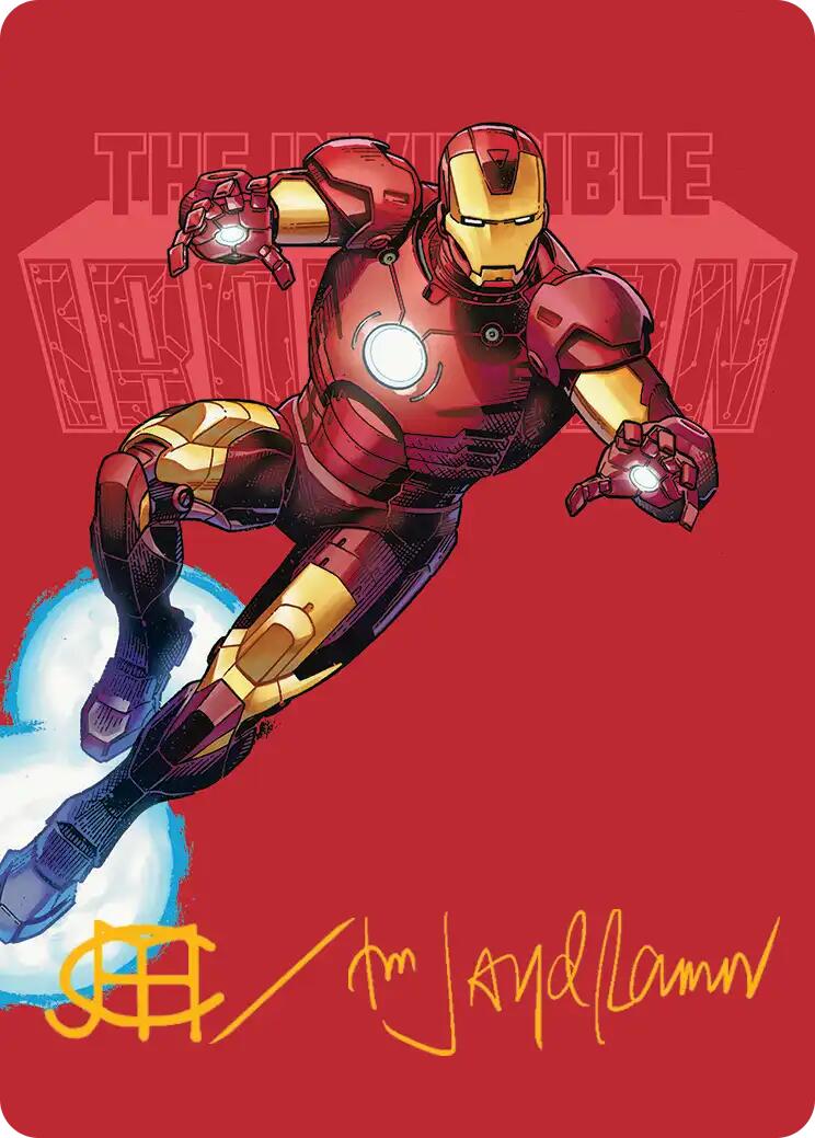 The Invincible Iron Man Art Card (Gold-Stamped Signature) [Marvel Super Heroes Art Series] | Boutique FDB TCG