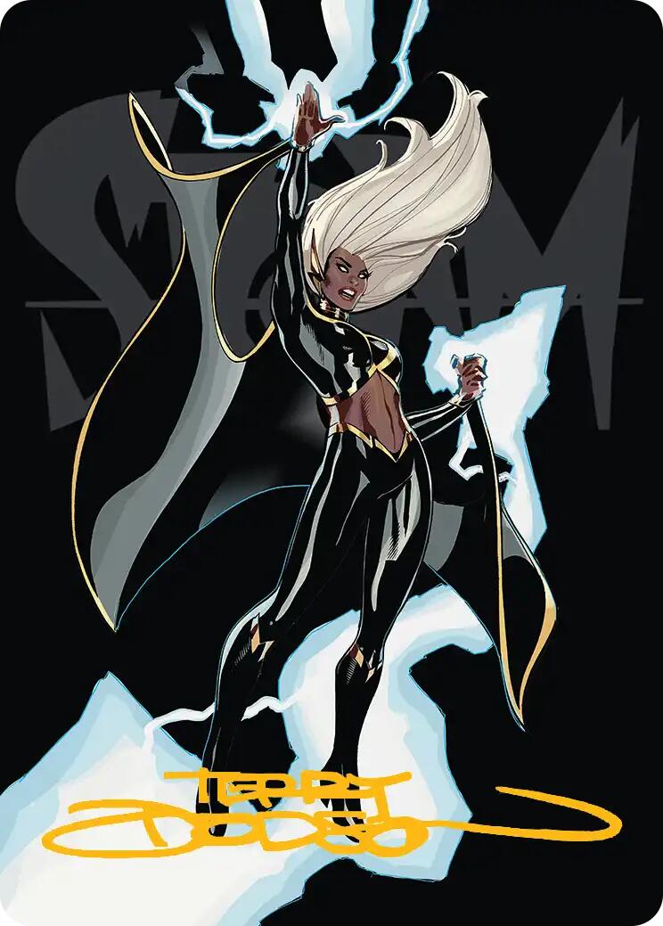 Storm, Windrider Art Card (Gold-Stamped Signature) [Marvel Super Heroes Art Series] | Boutique FDB TCG