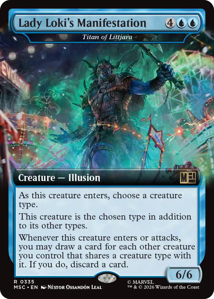 Lady Loki's Manifestation - Titan of Littjara (Extended Art) [Marvel Super Heroes Commander] | Boutique FDB TCG