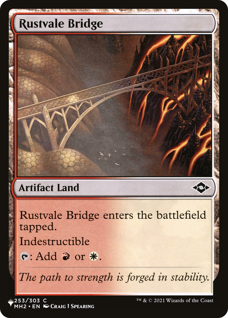 Rustvale Bridge [The List Reprints] | Boutique FDB TCG