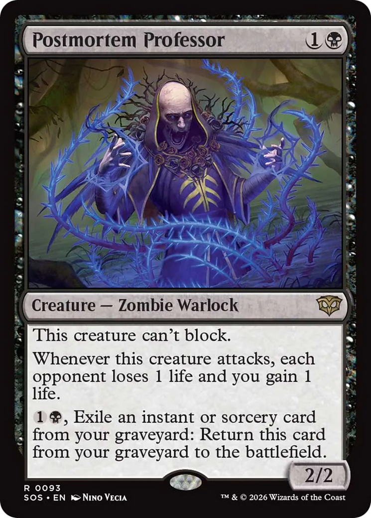 Postmortem Professor [Secrets of Strixhaven] | Boutique FDB TCG