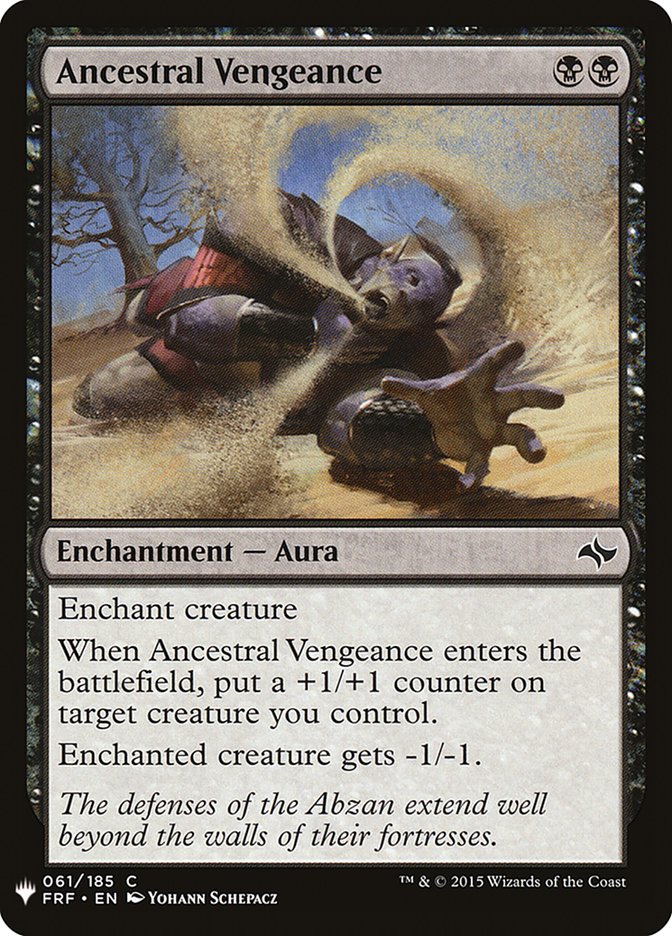 Ancestral Vengeance [Mystery Booster] | Boutique FDB TCG