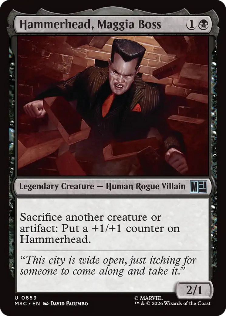 Hammerhead, Maggia Boss [Marvel Super Heroes Commander] | Boutique FDB TCG