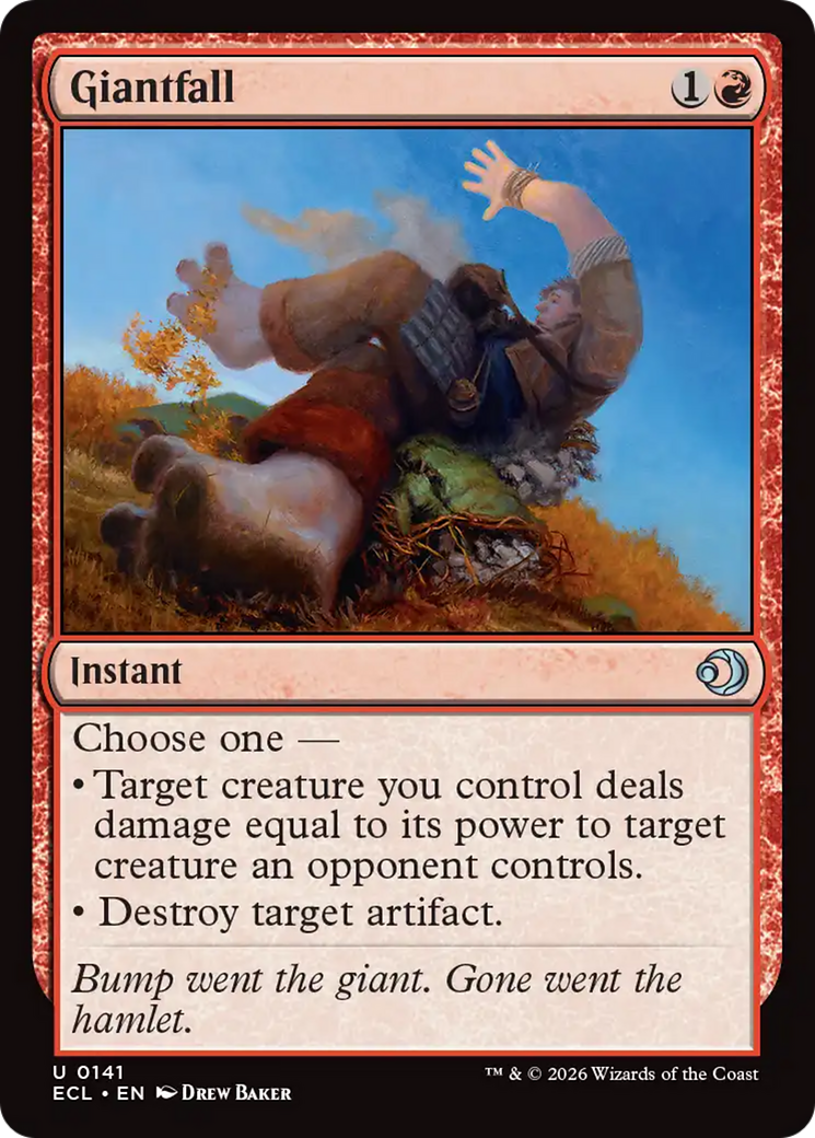Giantfall [Lorwyn Eclipsed] | Boutique FDB TCG