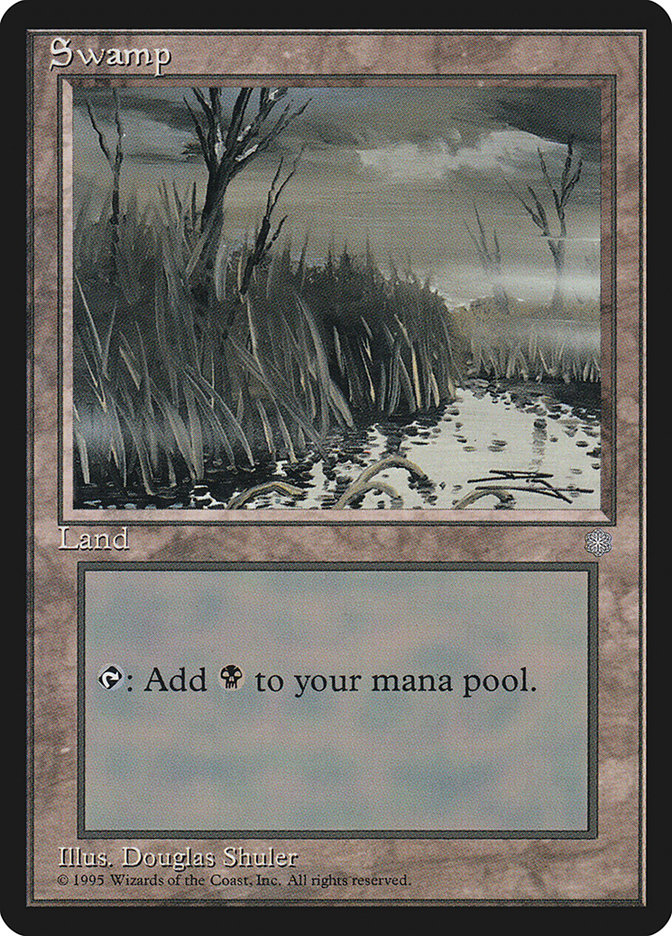 Swamp (Tall Grass / No Moss on Trees) [Ice Age] | Boutique FDB TCG