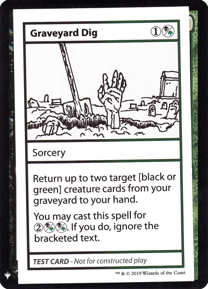 Graveyard Dig [Mystery Booster Playtest Cards] | Boutique FDB TCG