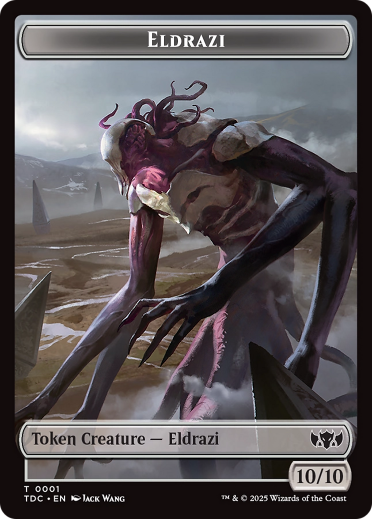 Eldrazi // Citizen Double-Sided Token [Tarkir: Dragonstorm Commander Tokens] | Boutique FDB TCG