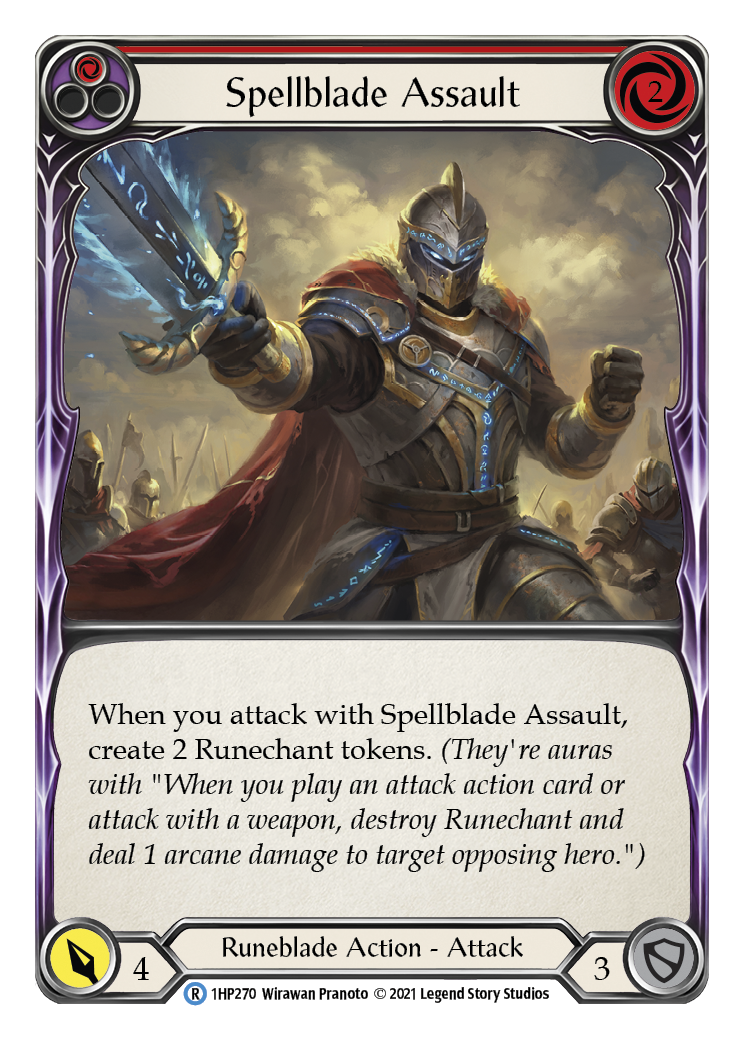 Spellblade Assault (Red) [1HP270] (History Pack 1) | Boutique FDB TCG