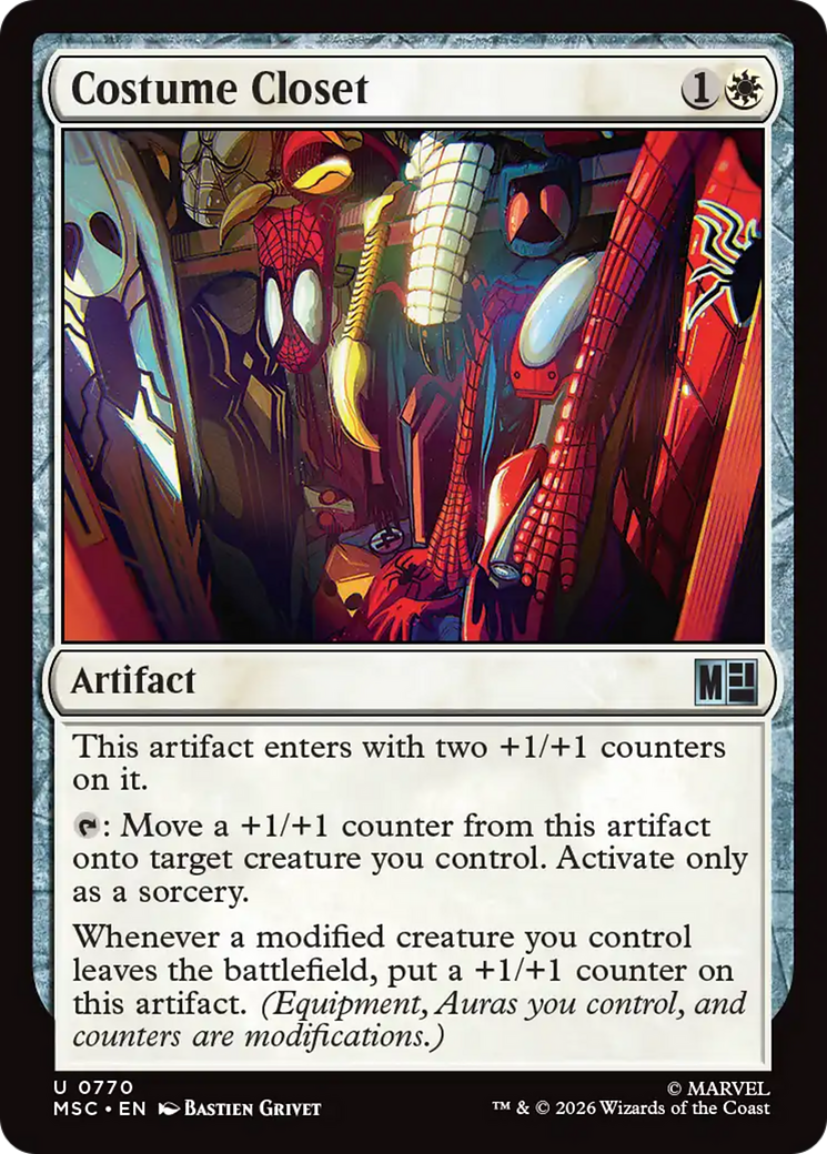 Costume Closet [Marvel Super Heroes Commander] | Boutique FDB TCG
