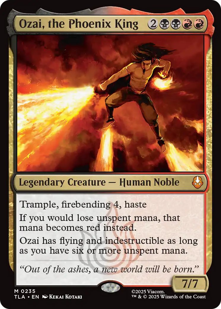 Ozai, the Phoenix King [Avatar: The Last Airbender] | Boutique FDB TCG