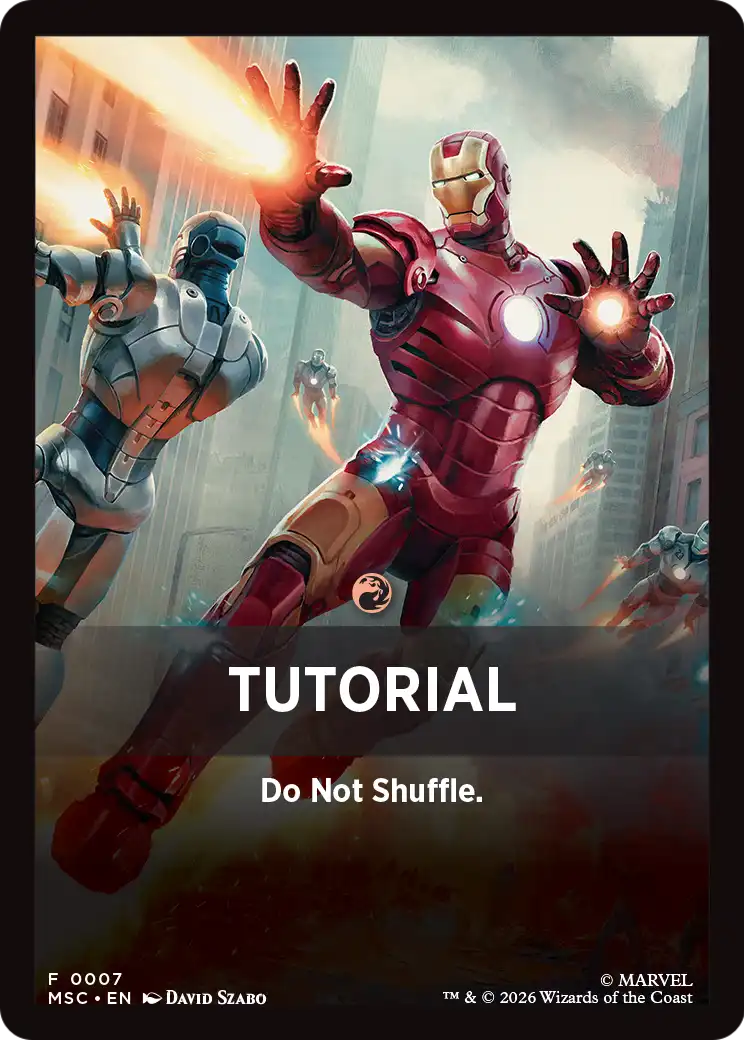 Tutorial Theme Card (0007) [Marvel Super Heroes Commander] | Boutique FDB TCG