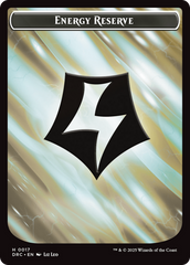 Energy Reserve // Energy Reserve Double-Sided Token [Aetherdrift Commander Tokens] | Boutique FDB TCG