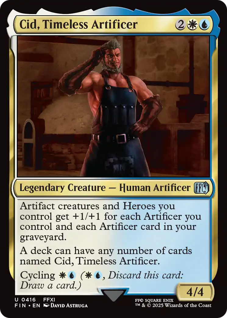 Cid, Timeless Artificer (0416) [FINAL FANTASY] | Boutique FDB TCG