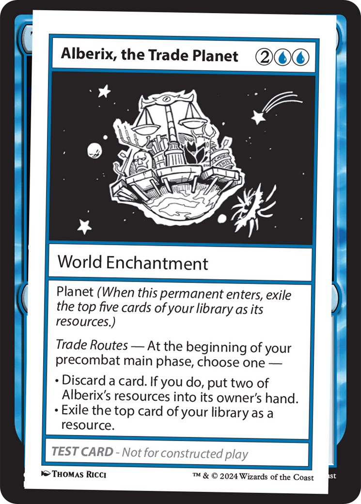 Alberix, the Trade Planet [Mystery Booster 2 Playtest Cards] | Boutique FDB TCG