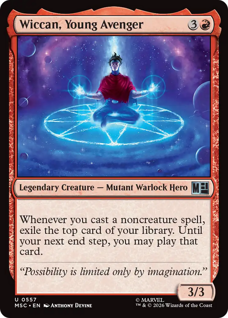 Wiccan, Young Avenger [Marvel Super Heroes Commander] | Boutique FDB TCG