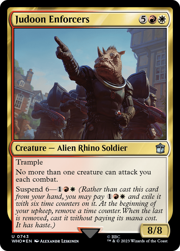 Judoon Enforcers (Surge Foil) [Doctor Who] | Boutique FDB TCG