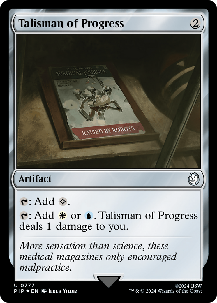 Talisman of Progress (Surge Foil) [Fallout] | Boutique FDB TCG