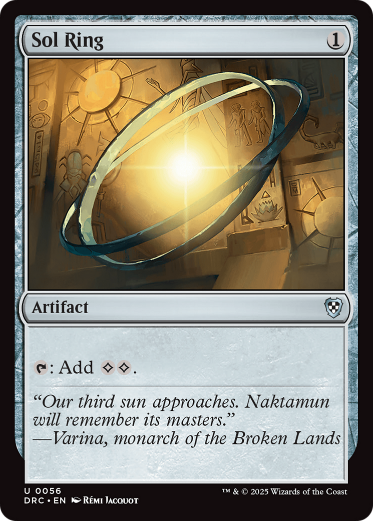 Sol Ring (0056) [Aetherdrift Commander] | Boutique FDB TCG